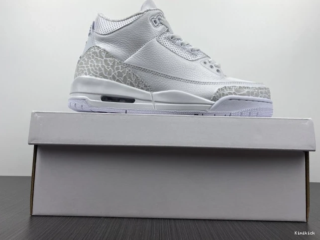 Air Retro 3 952 Jordan White' 'Triple GoodFit PS 429487- 0619